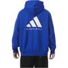 adidas The 2024 Collection Chapter 2 Series Letter Logo Plush-Lined Hoodie Unisex Hoodie Bright-Blue IX1961