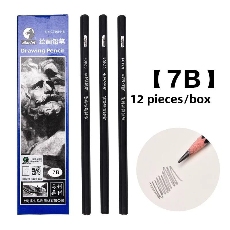 Pencil Soft Charcoal Pen Professional Sketch Charcoal Painting Brush Soft Carbon Pen Painting Supplies for Art Students