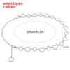 Sexy Hottie Geometric Hollow Love Ring Splicing Waist Chain Beach Sweet Cool Body Chain