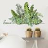 Tropical Leaves Plant Wall Stickers for Home Nursery Room Decoration Art Mural