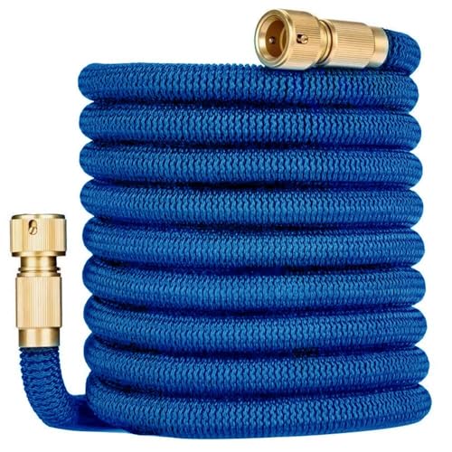 EZ HOSE 3x Expandable Car Wash Hose, Lightweight and Easy To Store, Durable, Powerful Water Pressure, Expandable Garden Hose for Car Washing, Outdoor