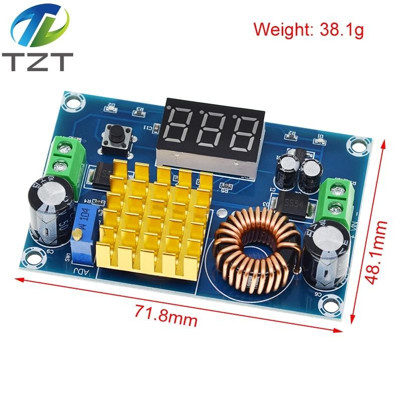 DC 3V-35V To DC 5V-45V Boost Module Digital Voltmeter DC-DC Step Up Module Boost Converter Board 5A Power Adjustable For Voltage