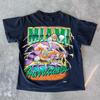 1993 Guns N Roses Europatournee Schwarzes T-Shirt Beidseitiges Tee