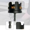 Nut Zipper Drill Attachment Remover Bolt Extractor Tool Sturdy Compact Aluminum Alloy for Auto