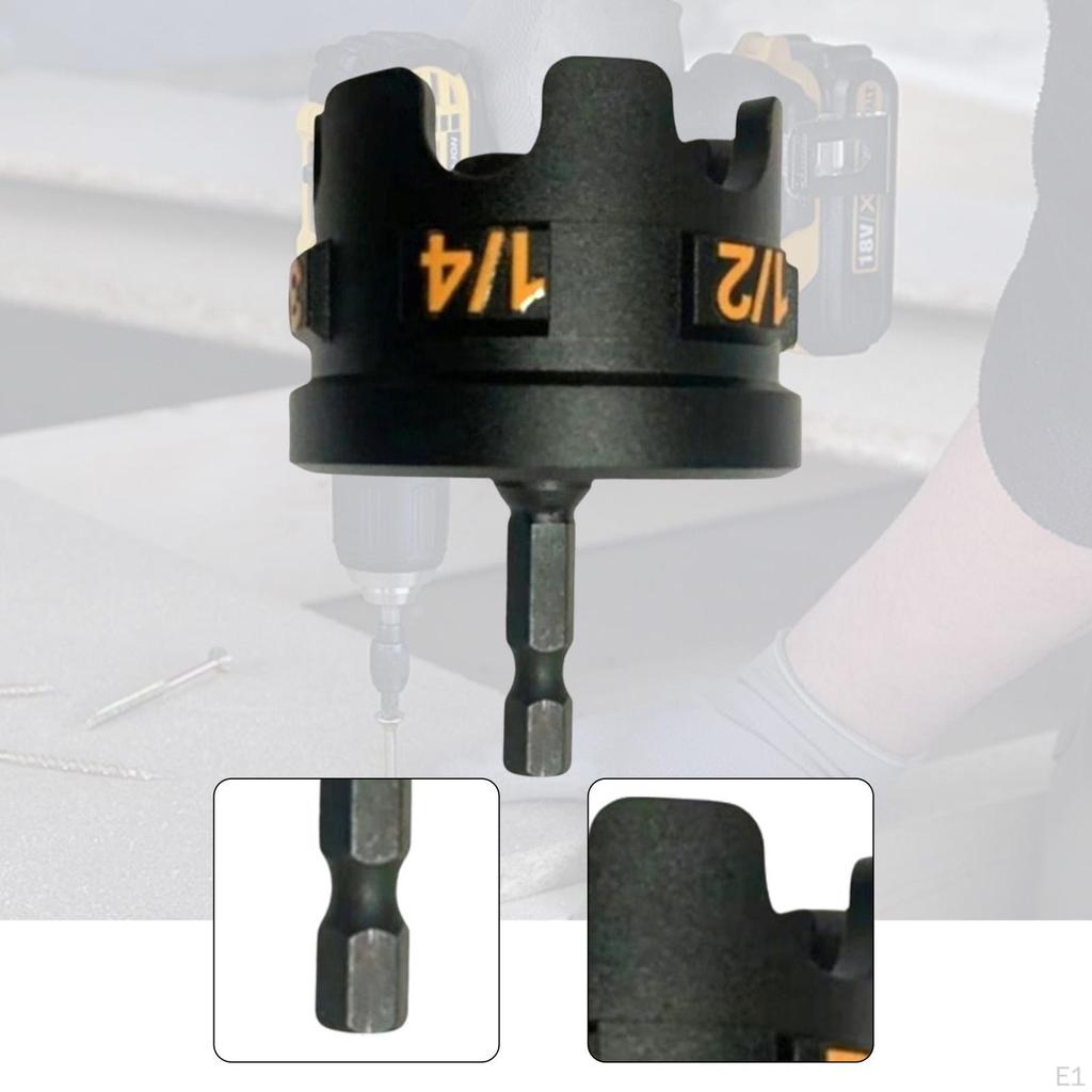 Nut Zipper Drill Attachment Remover Bolt Extractor Tool Sturdy Compact Aluminum Alloy for Auto