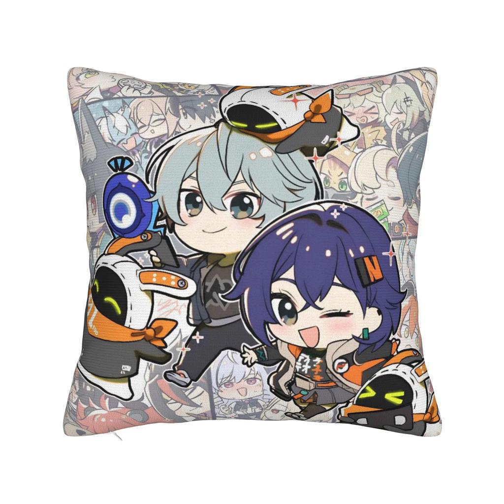 Zenless Zone Zero Pillowcases Merch Printed Cushion Cover Decoration Pillow Case Cover Living Room Multi Size