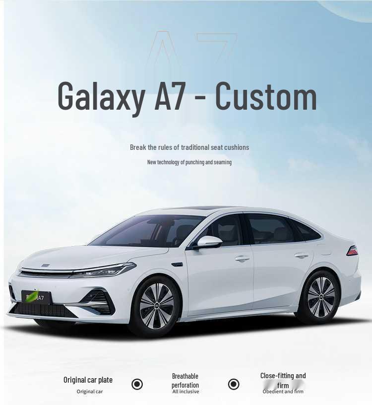 Galaxy A7 2526 Car Seat Cover: Full Coverage Suede, Breathable, High-End, All-Season Cushion.