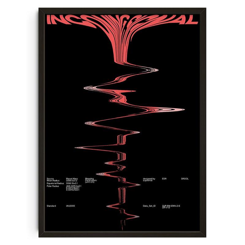 Vintage Abstract Classic Posters Retro Mind Maze Print Mid Century Wall Art Canvas Painting for Club Living Room Home Decor