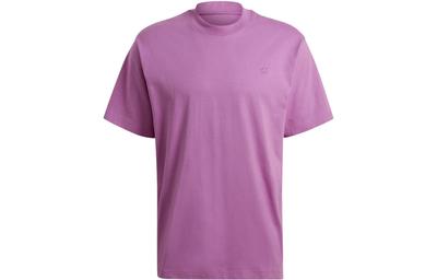 T Shirts Men's Purple Crew Neck Moderate Straight Fit HK0313