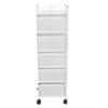 Rotating Storage Rack Carbon Steel Rotatable Mesh Basket Organizer with Wheels for Fruit Vegetable