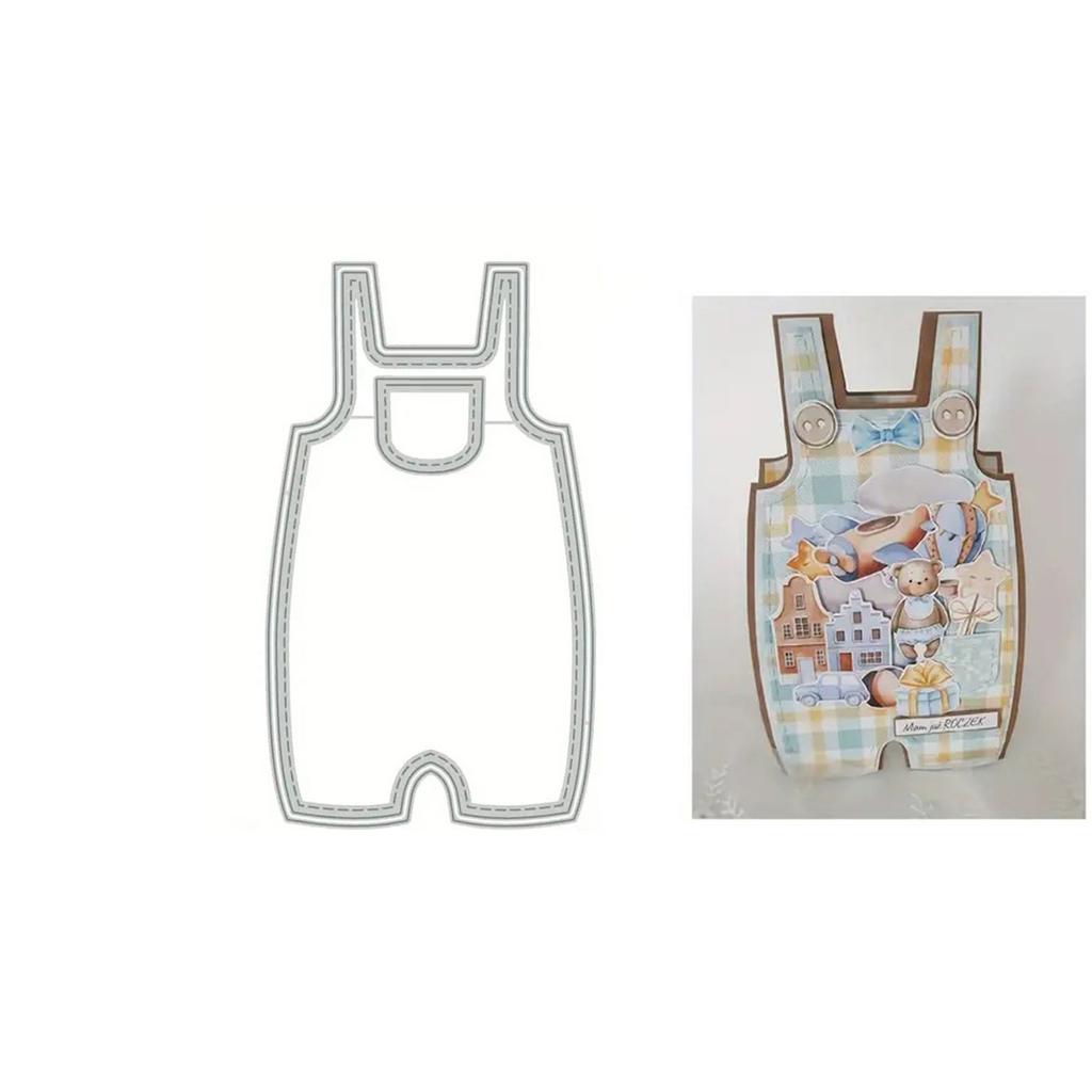 Infant Clothes Cutting Dies Carbon Steel Die Cut for Card Making Scrapbooking Album Packaging Paper Craft Embellishment