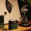 600ml Airtight Coffee Canister with Metal Sealed Air Valve - Portable for Camping & Travel
