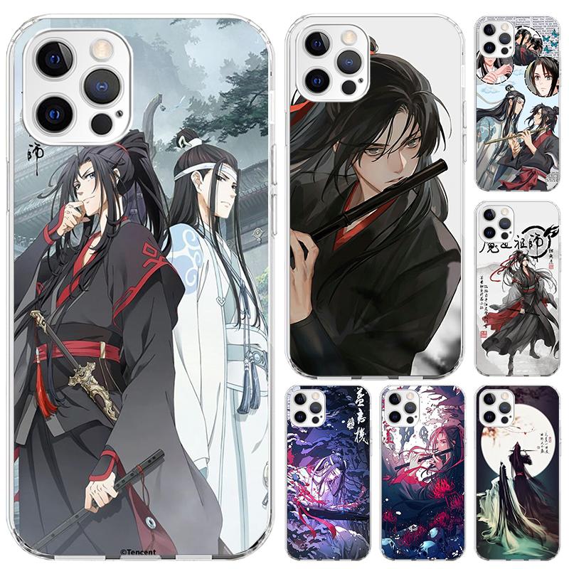 Anime Mo Dao Zu Shi Handyhülle für iPhone 17 Air 16 15 Plus 14 13 Mini 12 11 Pro Max 16E 7 8 SE 2020 Weiche Hülle Druckschale 17 A