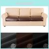 Versatile And Durable Elastic Pu Leather Sofa Cushion Slipcovers For All Sofas