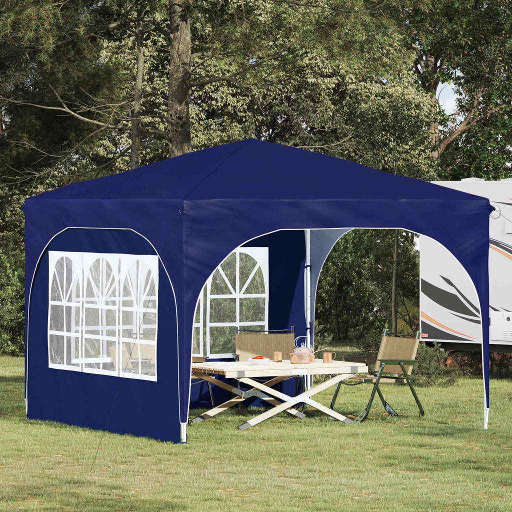 Pop Up Party Tent 290 X 290 X 245 Cm Blue