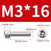 50 Pcs M3 x 8 mm hexagon socket screws, 304 stainless steel hexagon socket drive machine screws