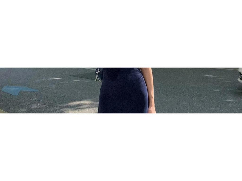 Spring/Summer 2026 Navy Blue Sleeveless Maxi Dress for Tall Women