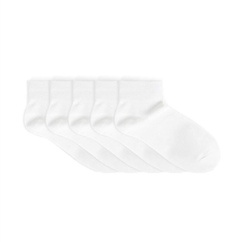 

Basic Ankle Women s White 5-Pack Set