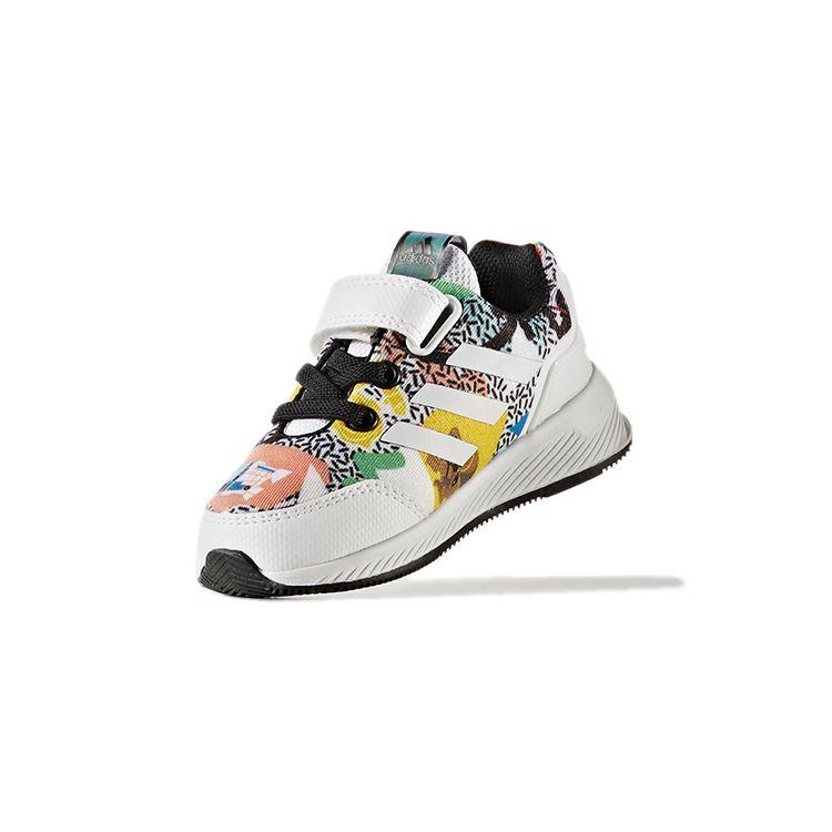 Adidas Star Wars El I Velcro Casual Low Top Walker Shoes Baby Shoes White Yellow BY3024