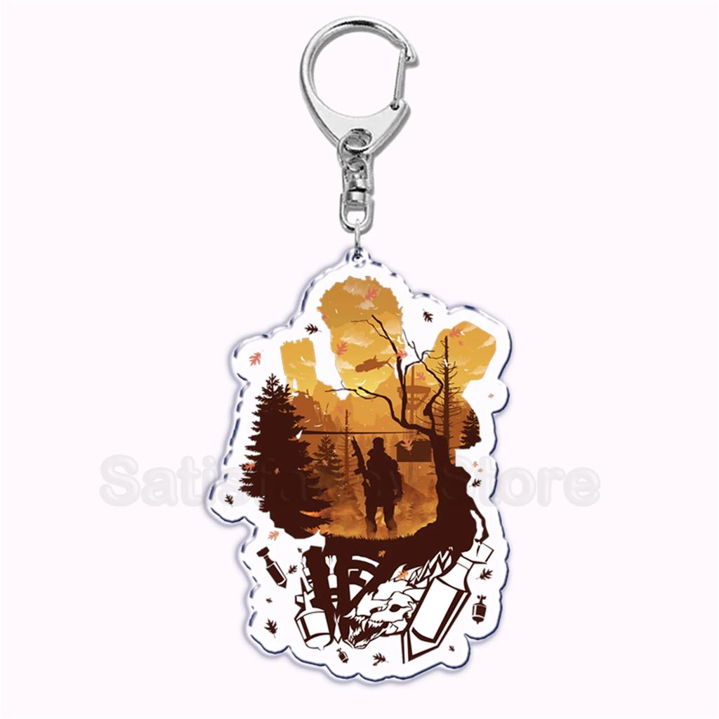 Hot Game Apex Legends Characters BLOODHOUND Acrylic Key Chain Pendant Key Ring Keychains Keyring for Bag Pendant Jewelry Gifts