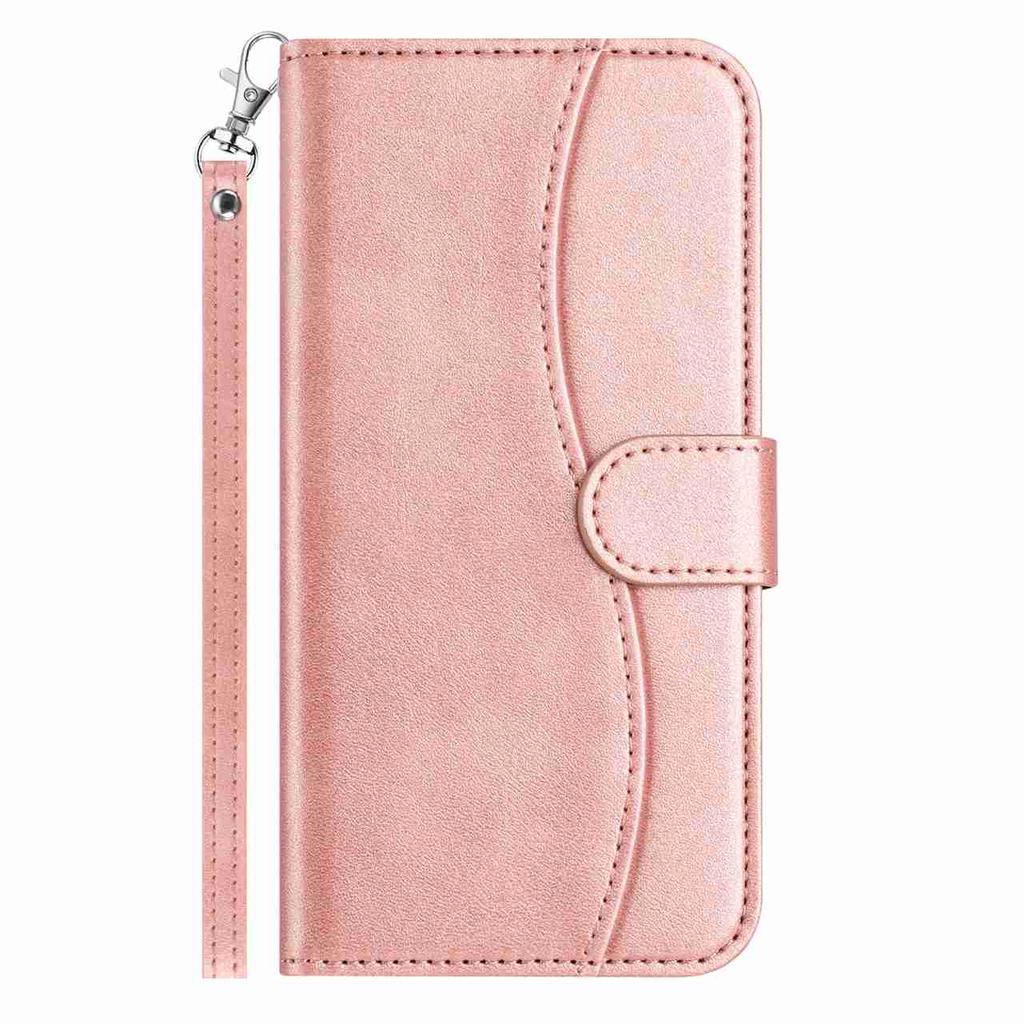 For Nokia Series,C12 C2 C210 C22 C310 C32 G310 XR21...Elegant Universal Leather Wallet Phone Case with Wrist Strap Multi-Functional Protective Cover