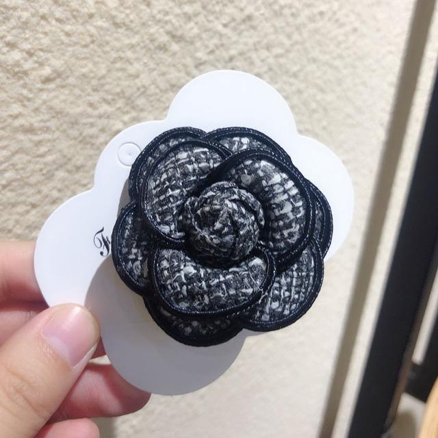 

Ретро Ткань Камелия Цветок Брошь Ткань Искусство Жемчуг Длинная Игла Булавка И Броши Шарф Пряжка Ювелирные Изделия Для Женщин Аксессуары