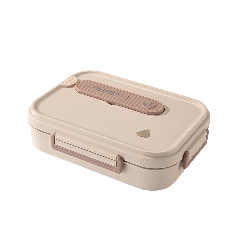 304 Stainless Steel Insulated Lunch Box with Lid, Large Capacity for Adults, Office & Student Use, Microwave Safe Bento Box