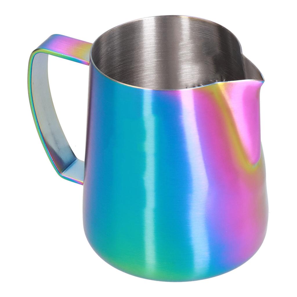 Milk Frothing Pitcher 304 Stainless Steel Milk Jugs Coffee Frothing Pitchers Latte Art Jug for Making Coffee400ml