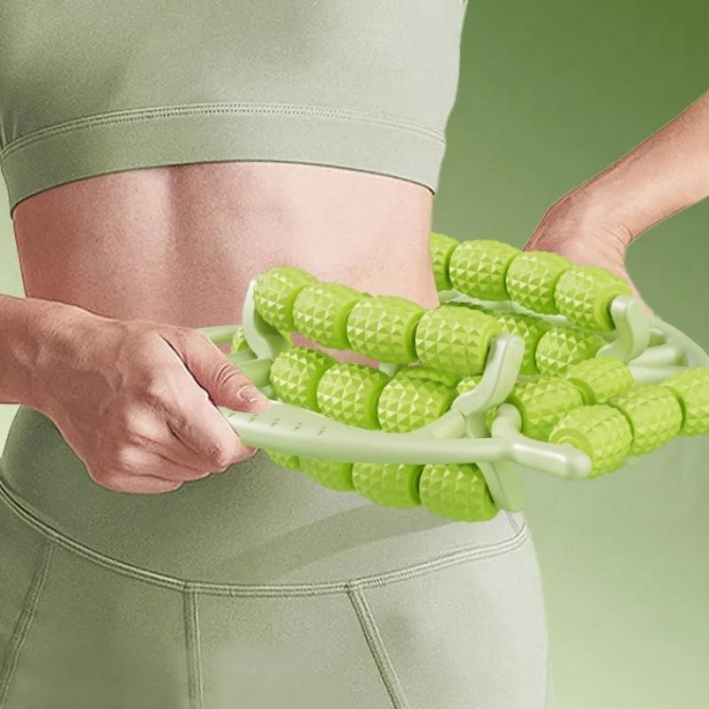 29/23 Rounds Leg Massager Roller Non-Slip Silicone Muscle Relaxation Massage Tool for Leg Slimming Cellulite Reduction Athletes