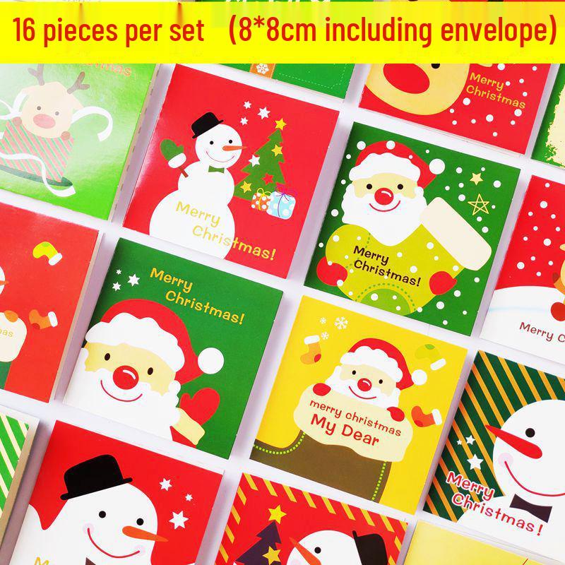 24PCS Christmas & Thanksgiving Greeting Card Set - Festive Holiday Designs for Gifts