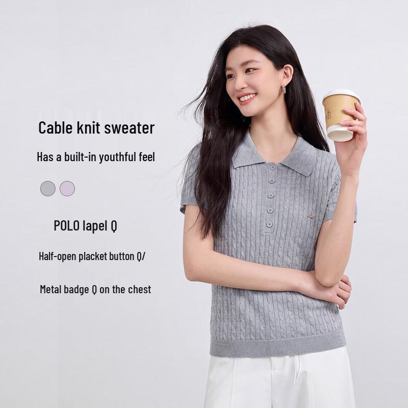 FivePlus Women s Summer Knit Polo Shirt 40