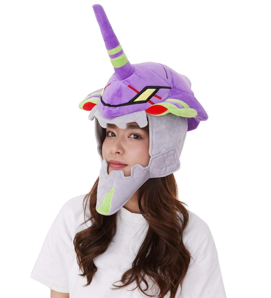 [Sazac] Neon Genesis Evangelion Unit-01 Purple Mascot Cap