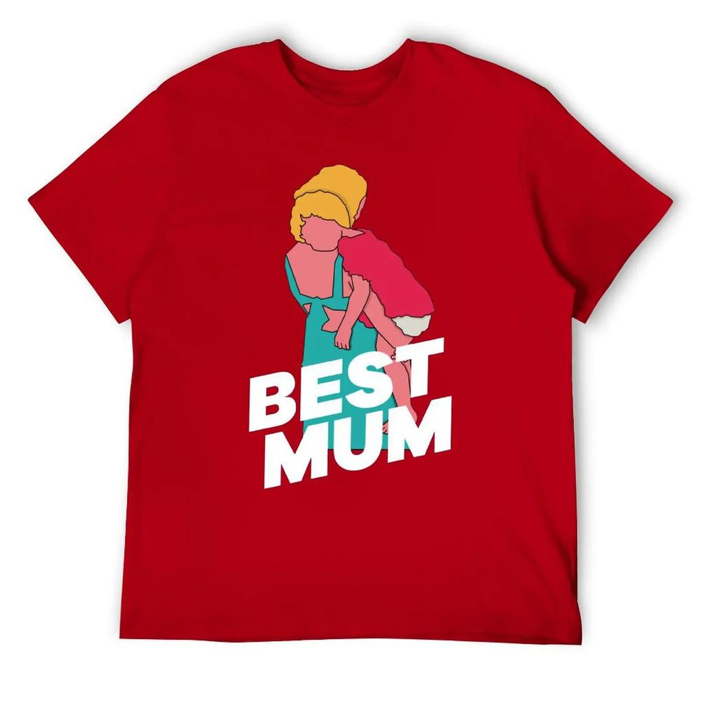 Mother's Day Happy Mother's Day Men's Classic Crewneck T-shirt Sport Top Tee Top Quality Humor Graphic Fitness USA Size