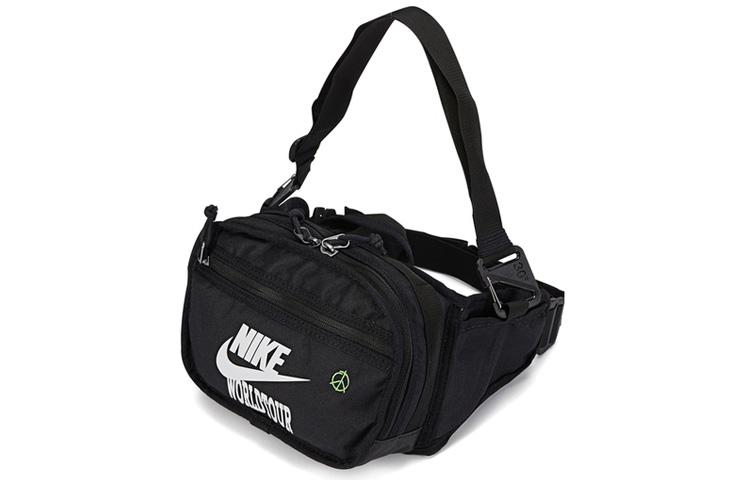 Тканевая сумка Nike, Сумка на плечо, Сумка через плечо, Обычная мужская, Черная, DH3079-010