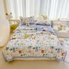 Ultra-Soft Summer Cooling Quilt - Lightweight, Breathable & Skin-Friendly with Embossed Floral Print Design for All Seasons - Perfect for Bedroom