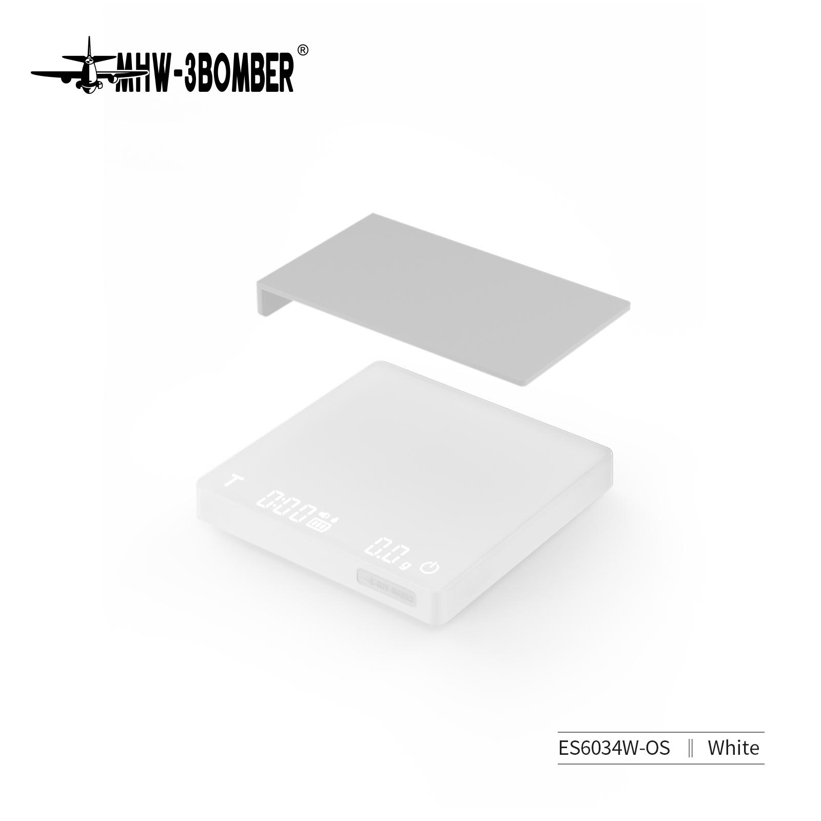 

MHW-3BOMBER Умные весы для кофе, таймер 2 кг/0,1 г Высокоточные кухонные весы Капельные кофейные весы для эспрессо Домашние инструменты бариста