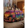 3D VW Bus Retro Travel & Gym Bag: Trendy Short-Distance Fashion