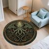 Sacred Animals Pattern Round rug,Carpet Rug for Living Room Bedroom Playroom ,Non-slip Floor Mat,Holiday Gifts and Birthday Gifts.