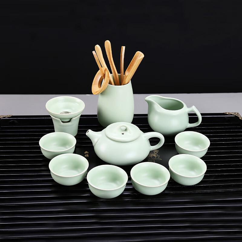 Fully Automatic Electric Gongfu Tea Set with Solid Wood Tray