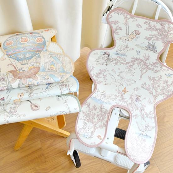 

Stroller Cooling Pad for Toddler Universal Car Seat Cooler Pad Cooling Mat with Breathable Mesh Side for Baby High Chair Safety Seat зелений