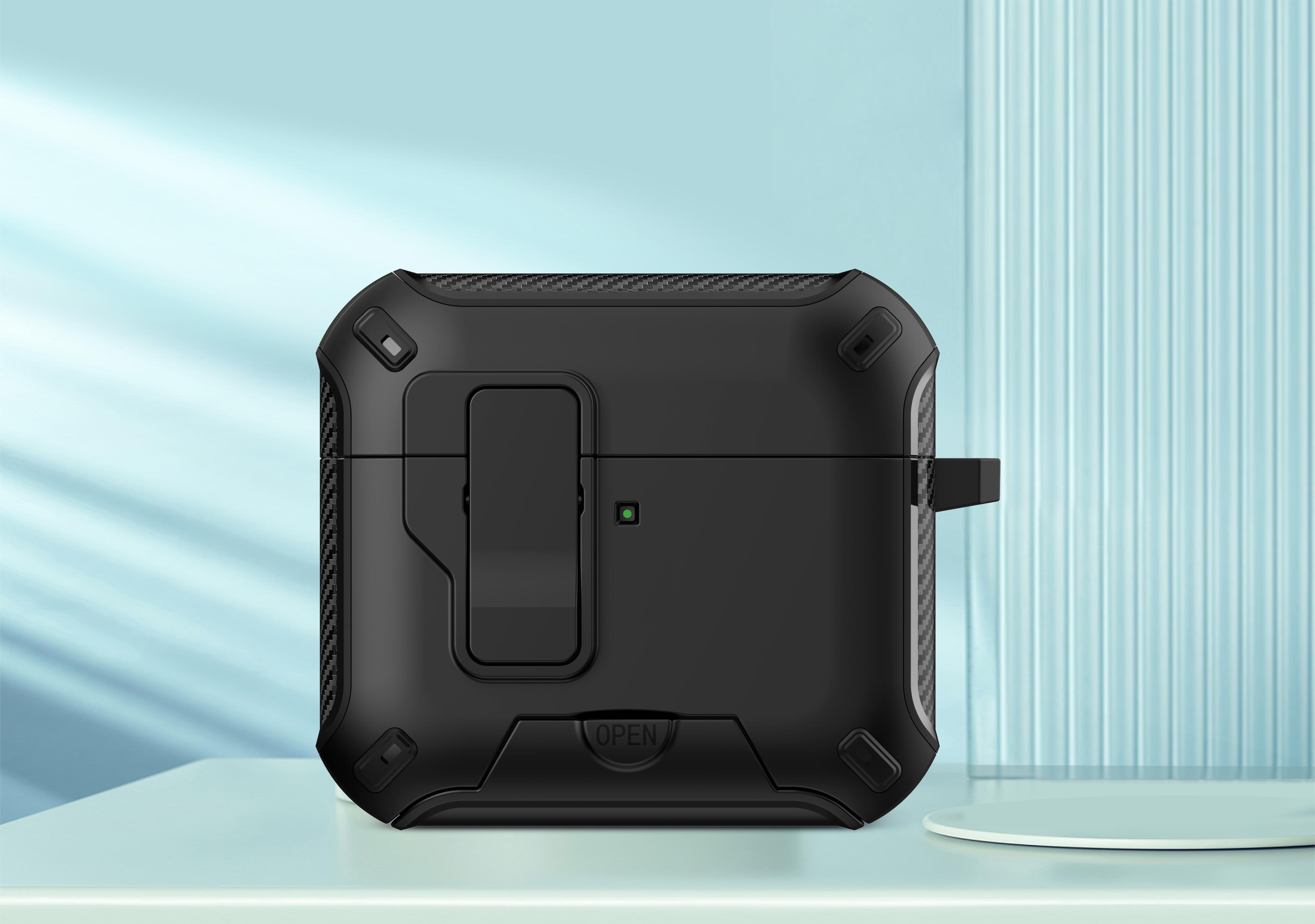 New Outdoors Crashproof Magnetic Bracket Headphone case for AirPods2 For Air Pods&Opp Bag