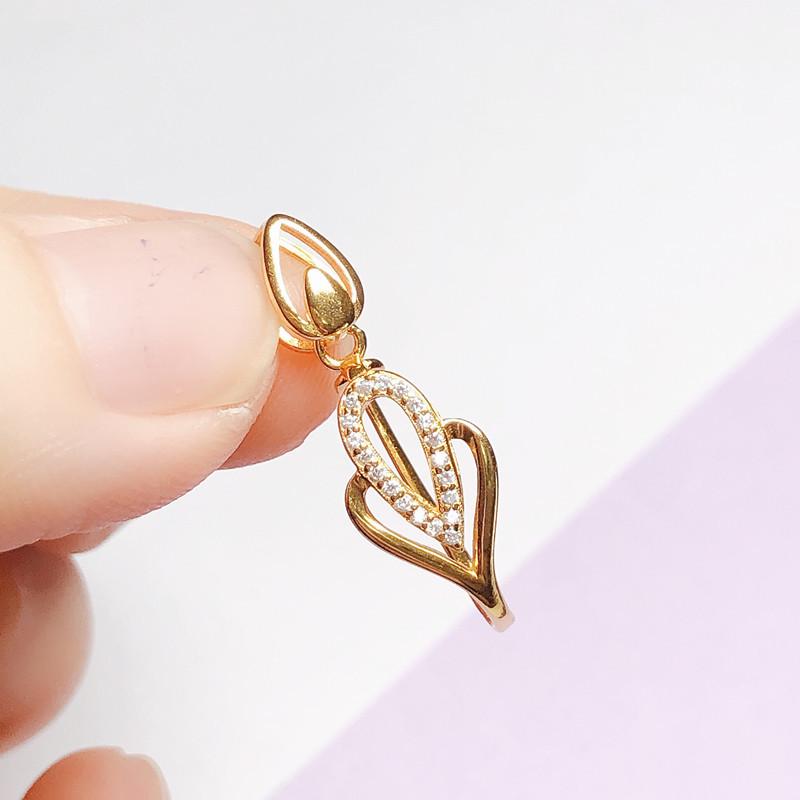 925 Sterling Silver Jadeite Crystal Pendant Buckle with Free Shipping
