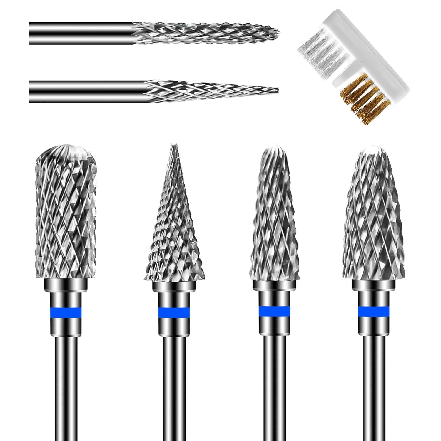 

CGBE Nail Nail Drill Shaft for Nail Carbide Nail Drill for Cuticle Gel and Grinding Nails 6-Piece Bit, Bit, 2.35mm Diameter, Machines, Bits,