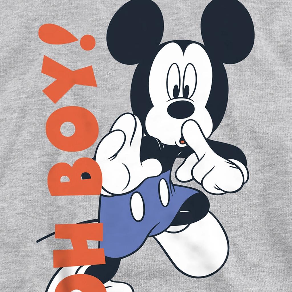 Disney Childrens/Kids Oh Boy! Mickey Mouse Heather Hoodie