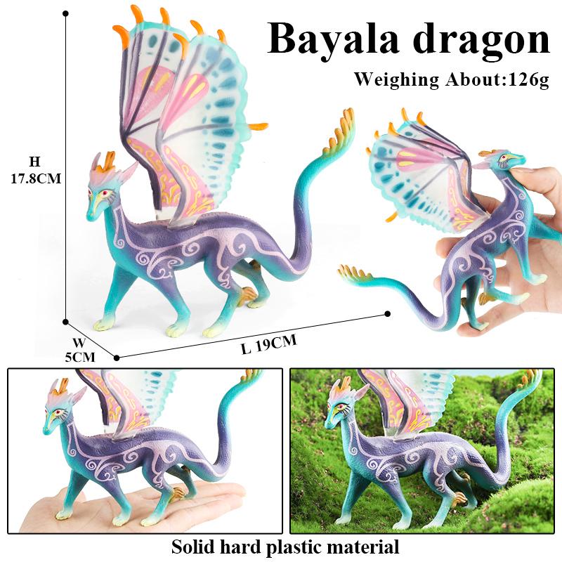 Oenux Mythical Rainbow Pegasus Simulation Animal Figures Model Fairy Tale Fly Horse Action PVC Educational Toys Girl Gift