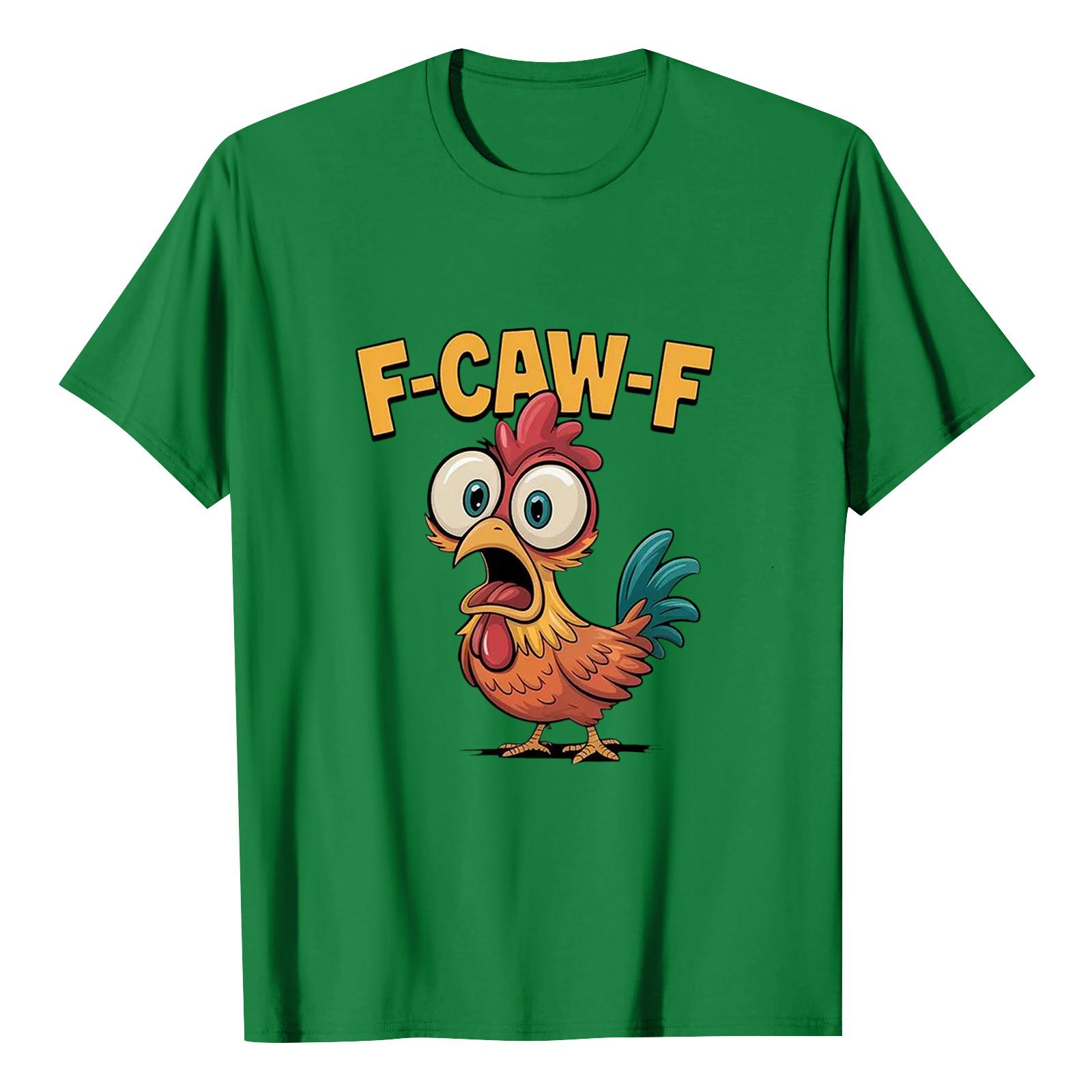 

F-CAW-F Women s Casual Letter Print Short-sleeved Top T-shirt S