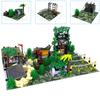 MOC Military Jungle Scene Command Battalion Model Building Blocks War Series Cannon/Sentry/Trench Assembled Kids Bricks Toy Gift