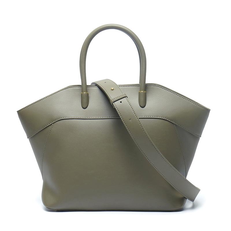 Niche Leather Damska torebka Wing Bag Temperament Commuter Cowhide Duża pojemność Torba kurierska Damska torba typu tote