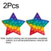 2Pcs Hot Push Bubble Fidget Toys Sensory Autism Special Needs Stress Reliever Squeeze Decompression Toy Fidget Toys For Kids