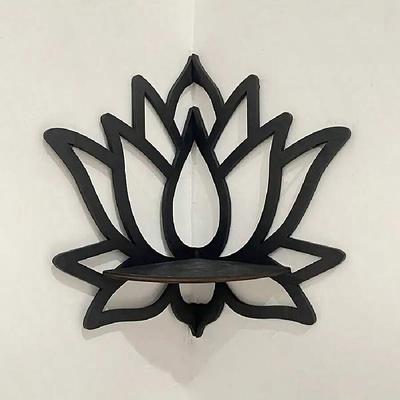 Mensola da parete galleggiante in pietra, decorazione moderna per la casa, regalo per la decorazione da parete, 1 pezzo, espositore per oli essenziali, candele